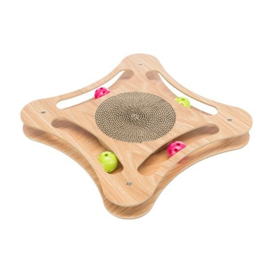 Tabla Cartón Rascadora con Marco de Madera