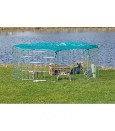 Recinto Exterior con Red de Protección