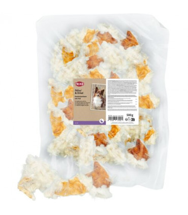 Piel de conejo con pelo