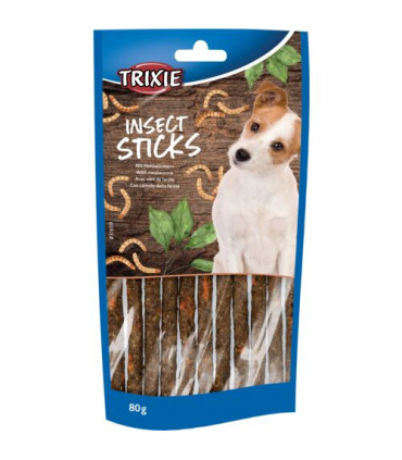 Insect Sticks con gusanos