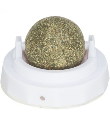 Pelota de matatabi con soporte