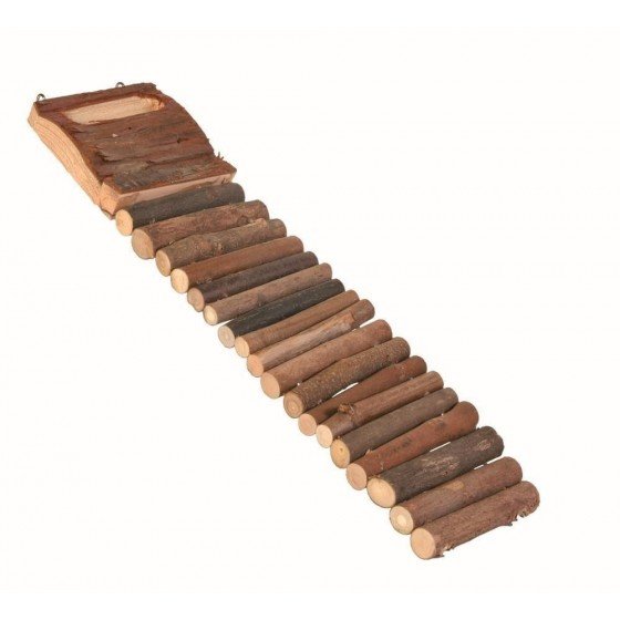 escalera de madera, 7 x 27 cm
